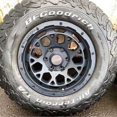 ランドクルーザープラド　タイヤ　アルミセット　グッドリッチ　RAYS 　の画像