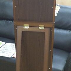 スタンドミラー 高さ150㎝ 幅30㎝ 木枠 ダークブラウン 姿見 全身鏡 西岡店の画像