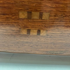 ロ2511-357 木製ベンチ　スツール　インテリア家具　キズ汚れ無しに近い有りの画像