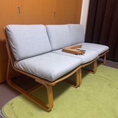 無印良品　リビングでもダイニングでも使えるソファチェアの画像