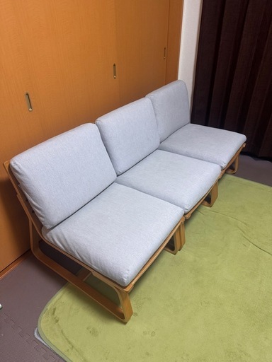 無印良品　リビングでもダイニングでも使えるソファチェア