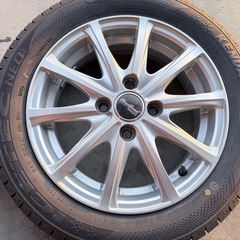 155/65R14 2022年製造 KENDA KR36 軽自動車用スタッドレス 4本セット ICETECNEOの画像