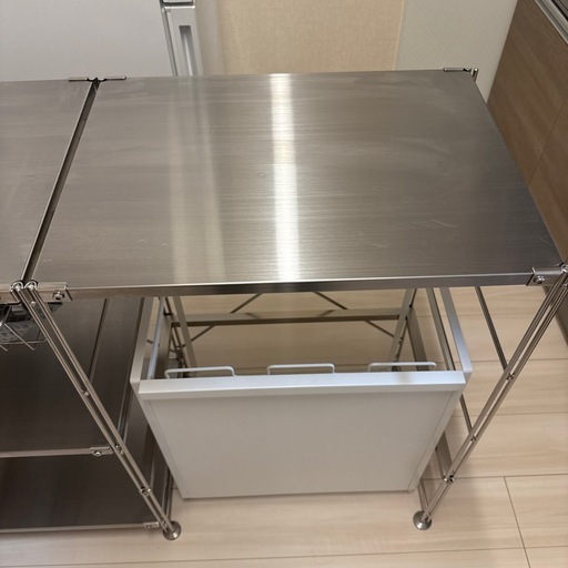 無印良品　ステンレスユニットシェルフ