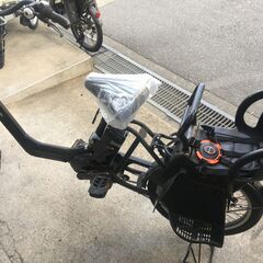 地域限定送料無料　パナソニック　ギュットアニーズ　子供乗せ　8,9AH　三人乗り　黒　パスバビーアン　ビッケモブ　神戸市　電動自転車の画像