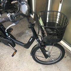 地域限定送料無料　パナソニック　ギュットアニーズ　子供乗せ　8,9AH　三人乗り　黒　パスバビーアン　ビッケモブ　神戸市　電動自転車の画像