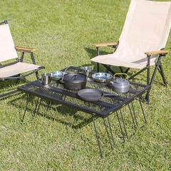 BUNDOKマルチ 焚き火 テーブル　スチール の画像