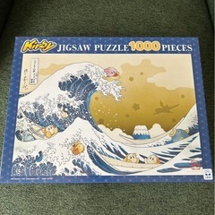 星のカービィ プププ三十六景 フロートアイランズ沖浪裏 51×73.5cm ジグソーパズル 1000ピースの画像