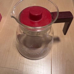 ❤️未使用❤️レトロ　パイレックス　ガラスティーポットの画像