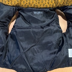 パッチワーク ダウンベスト　80の画像