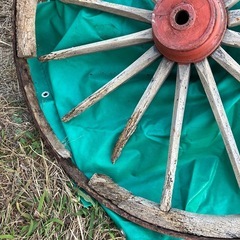 大八車の車輪　　難ありの画像