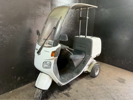 ★支払い総額4.8万円★走行テスト済み！早い者勝ち！ホンダ　ジャイロキャノピー TA02 ワイドスペーサー！ミニカー登録可能！リアボックス付き！！