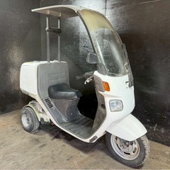 ★支払い総額4.8万円★走行テスト済み！早い者勝ち！ホンダ　ジャイロキャノピー TA02 ワイドスペーサー！ミニカー登録可能！リアボックス付き！！の画像