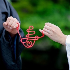 結婚式、前撮りガーランドの画像