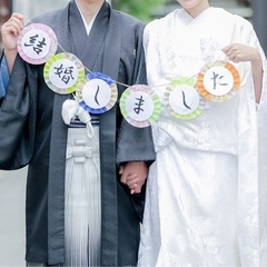 結婚式、前撮りガーランドの画像