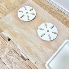 【木製】おままごとキッチンの画像