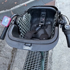 パナソニック　gyutto BE-1ELMD033 OGK リアチャイルドシート付き　中古品 の画像