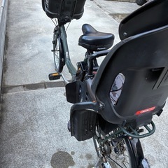 パナソニック　gyutto BE-1ELMD033 OGK リアチャイルドシート付き　中古品 の画像