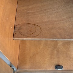 食器棚・飾り棚 ガラス扉キャビネット 両開き4枚扉 引き出し付き 高さ106cm×横幅148cm×奥行き44cm ※商品の状態等は現物にてご確認ください。 の画像