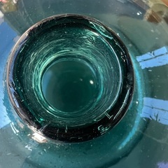 【Re・いみず】ブルーグラスデミジョンボトル　花瓶の画像