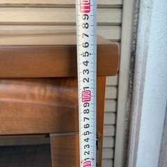 食器棚・飾り棚 ガラス扉キャビネット 両開き4枚扉 引き出し付き 高さ106cm×横幅148cm×奥行き44cm ※商品の状態等は現物にてご確認ください。 の画像