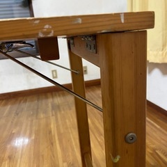 無印折りたたみテーブル　汚れあり
の画像