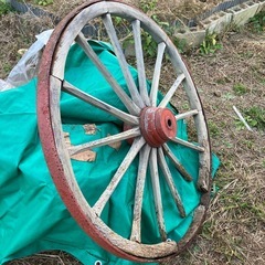 大八車の車輪　　難ありの画像