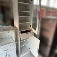 🍽️スリム食器棚／キッチン収納棚✨の画像