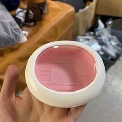 美しい透明な窓付きマウスピースボックス、持ち運びやすいリテーナーケース、インビザライン対応の小型リテーナーホルダー の画像