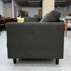 【超美品‼️】定価49,990円♪ニトリ 140cm幅2人掛けソファ ラヴソファ 布製グレー♪の画像