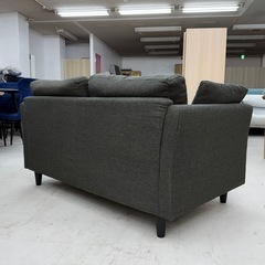 【超美品‼️】定価49,990円♪ニトリ 140cm幅2人掛けソファ ラヴソファ 布製グレー♪の画像
