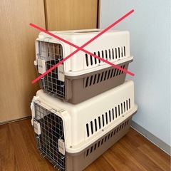 【お譲り先決定】ペットキャリー、航空機用、外出、旅行、病院の画像