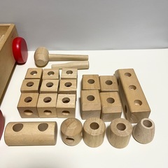 ニチガンオリジナル　大工さん　積み木の画像