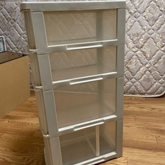 スリム収納ケース４段の画像