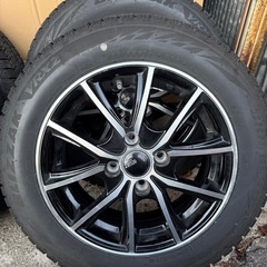 ブリジストン スタッドレス 165/65R14 アルミホイール付 4ほ本セットの画像