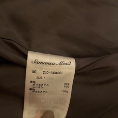 サマンサ　モスモスのコートの画像