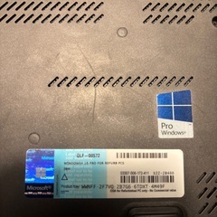 Lenovo Windows10 pro ノートパソコンの画像