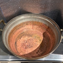 銅の料理鍋(60㎝)の画像