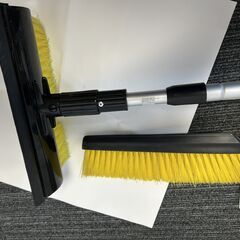 スノーブラシ　　スーパー伸縮ジャンボロングブラシと　ノーマルブラシ　2本セットの画像