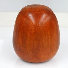 縁起物 あくび達磨 高さ12cm だるま ダルマ 欠伸 木製 札幌市 清田区 平岡の画像