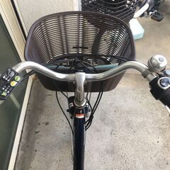 地域限定送料無料　ヤマハ　パス　ナチュラ　12,3AH　子供乗せ　24インチ　紺　アシスタ　ビビDX　神戸市　電動自転車　の画像