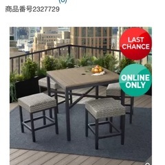 (お取引中)ガーデニング ダイニングテーブルセットの画像