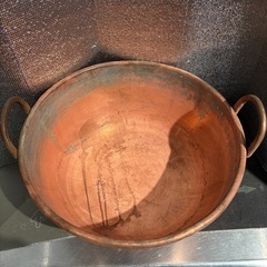 銅の料理鍋(55㎝)の画像