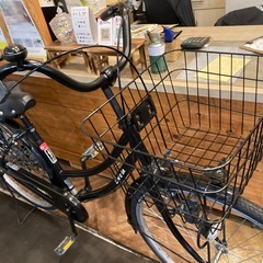 【チェーン新品！】シングルギア　26インチ自転車　ブラックの画像