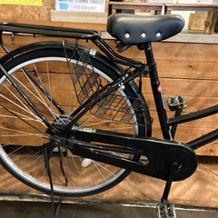 【チェーン新品！】シングルギア　26インチ自転車　ブラックの画像