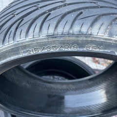 ナンカン　215/35ZR19  2本セット　中古の画像