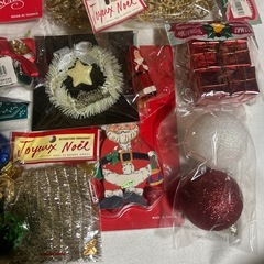クリスマスツリー用のかざり飾りの画像