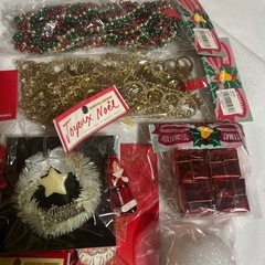 クリスマスツリー用のかざり飾りの画像