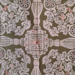 ろうけつ染め 風呂敷(綿100% / 若草色)の画像