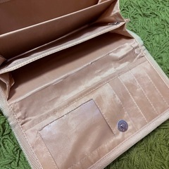 🌾✨ナチュラルでおしゃれ♡井草風編み込みデザイン長財布👜✨使いやすさ抜群＆個性的♡お試し価格100円！【長財布／ナチュラル／お手頃／中古】の画像