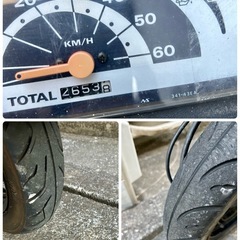 レッツ2✨新品バッテリー❗️シート張り替えプラグ交換済み　下取りや配達可能ですの画像